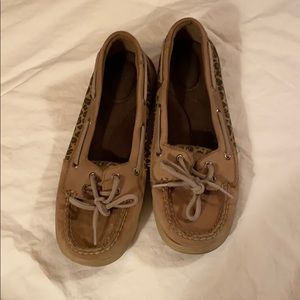 CHEETAH PRINT SPERRYS